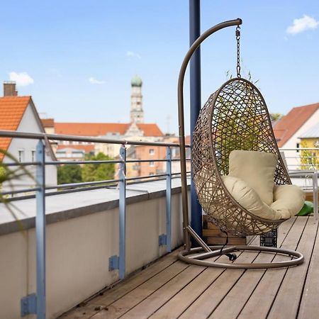 Arbio I Premium Penthouse Apartment Augsburg Exterior photo